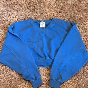Offline by Aerie French Terry Cropped V-Neck Sweatshirt / Sixe XL